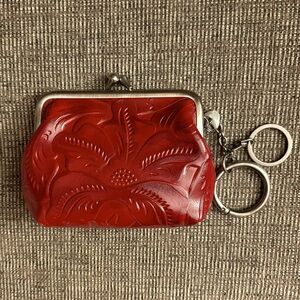 NWT Patricia Nash Tooled Borse Coin Purse
